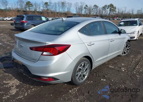 2019 Hyundai Elantra Limited из США, поврежденный, VIN KMHD84LF3KU793268